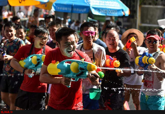 جشن آب‌بازی در تایلند /تصویر/