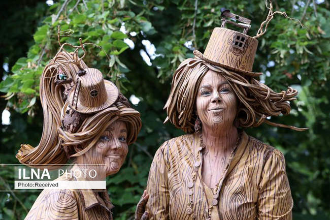 جشنواره مجسمه های زنده در بلژیک