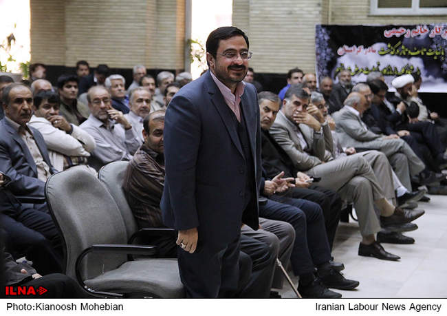 مراسم ترحیم همسر محمدرضا رحیمی