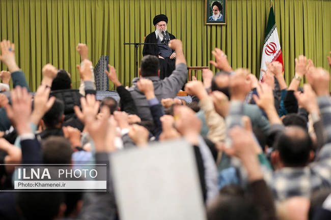 دیدار اقشار مردم با رهبر انقلاب به مناسبت چهل‌وهفتمین سالگرد پیروزی