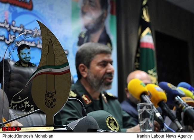 نشست خبری مسئول روابط عمومی سپاه پاسداران