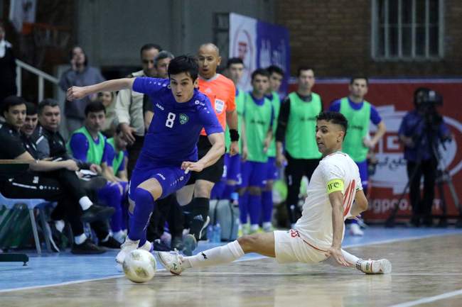 تصاویری از دیدار دوستانه تیم های ملی فوتسال ایران و ازبکستان