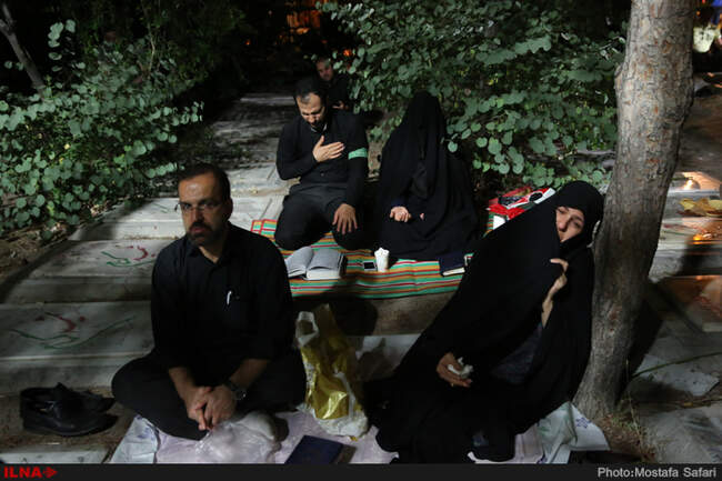 مراسم احیای شب بیست و سوم ماه مبارک رمضان در بهشت زهرا‎