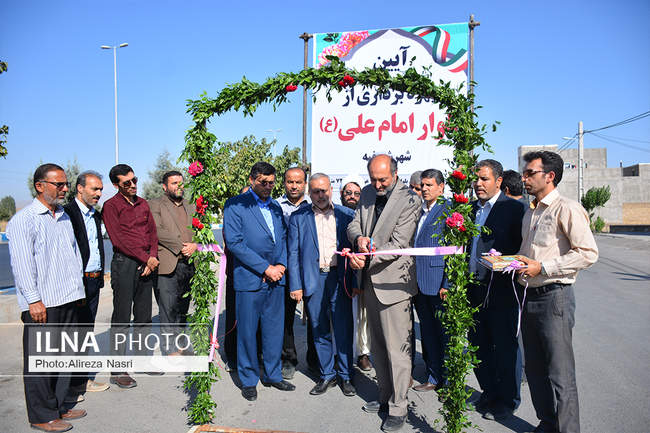 افتتاح پروژه های شهرستان البرز با حضور فرماندار البرز