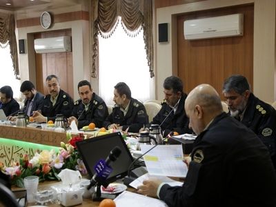 نشست‌خبری فرمانده نیروی‌انتظامی استان‌قم