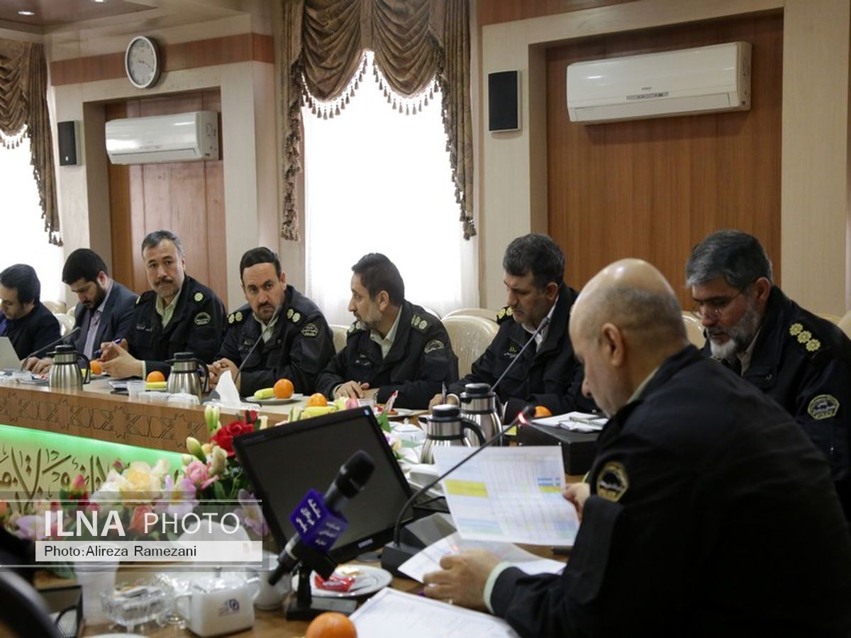 نشست‌خبری فرمانده نیروی‌انتظامی استان‌قم