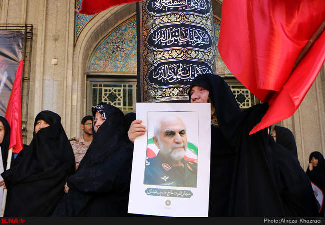  مراسم تشییع پیکر سردار شهید حسین همدانی