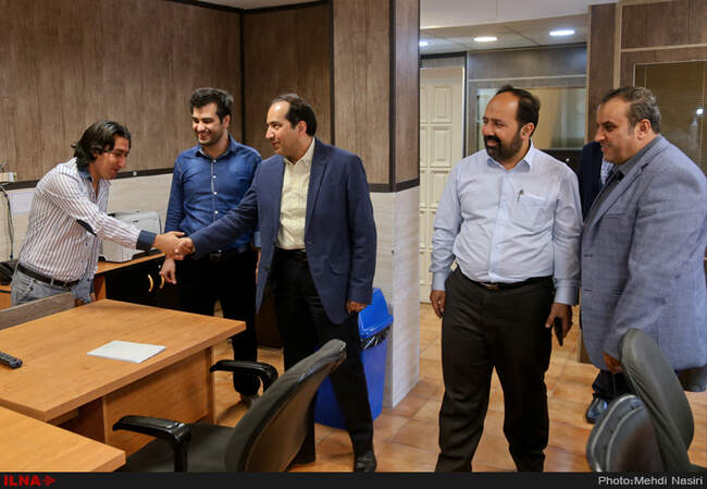 بازدید حسین انتظامی معاون امورمطبوعاتی و  اطلاع رسانی  وزارت ارشاد از ایلنا