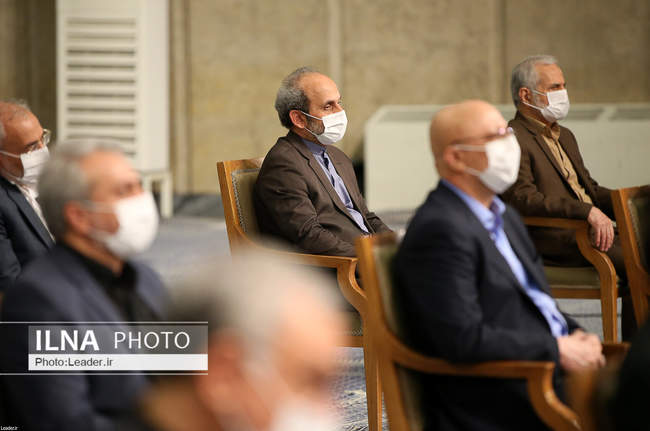 دیدار رئیس‌جمهور و اعضاء هیئت دولت با رهبر انقلاب