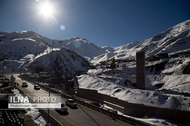 بازدید رئیس بنیاد مستضعفان از فاز ۳ آزادراه تهران شمال