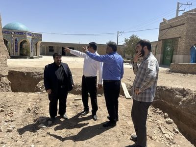 ضریح امامزاده سلیمان(ع) اشتهارد برای مراسم اربعین جایگزاری می‌شود