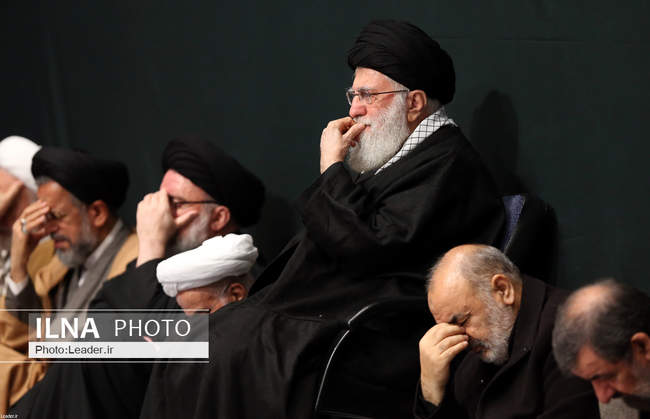 آخرین شب مراسم عزاداری حضرت فاطمه‌زهرا (س) با حضور رهبر معظم انقلاب