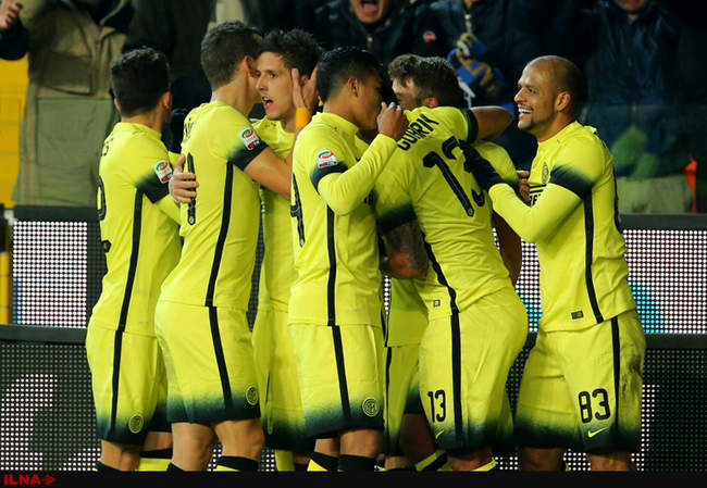 پیروزی تیم فوتبال اینترمیلان مقابل اودینزه