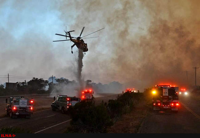  آتش سوزی در کالیفرنیا