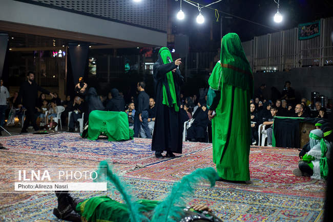 برگزاری آئین تعزیه‌خوانی در تئاتر شهر قزوین