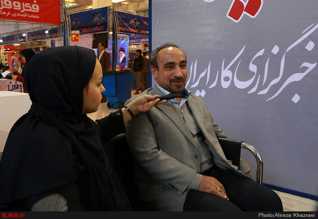 چهارمین روز نمایشگاه مطبوعات و خبرگزاری‌ها - غرفه ایلنا /1