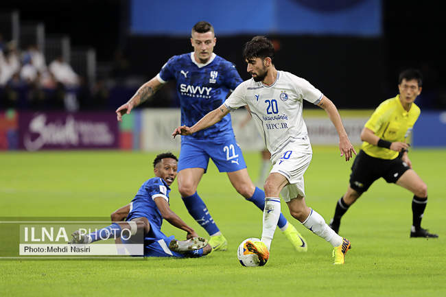 دیدار تیم‌های فوتبال استقلال ایران و الهلال عربستان 