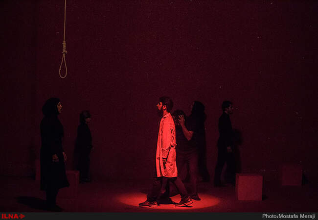 تئاتر اردی جهنم در قم به روی صحنه رفت