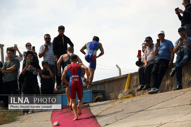 مسابقات ترای اتلون قهرمانی کشور در تبریز