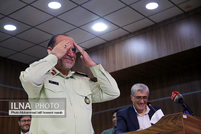 تودیع و معارفه فرمانده انتظامی کردستان