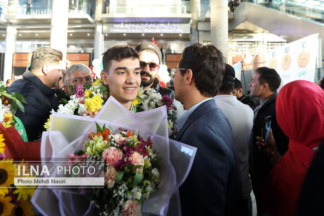 بازگشت کاروان ایران از بازی‌های پاراآسیایی جوانان (گزارش تصویری)